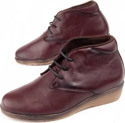 Produktbild von Purapiel Keilstiefelette Akila Bordeaux