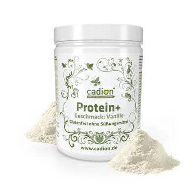 Produktbild von Protein+  Vanille  Glutenfrei ohne Süßungsmittel 750g Dose