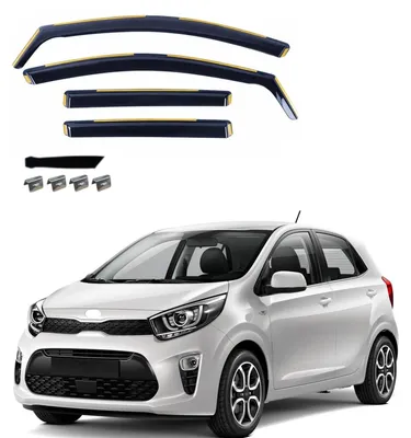 Produktbild von Satz mit 4 Windabweisern für KIA PICANTO III (5‑Türer), Baujahr 2017 +