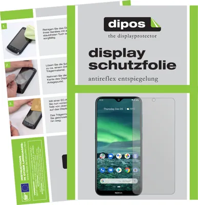 Produktbild von 6x Schutzfolie für Nokia 45353 matt Displayschutzfolie Folie Display Schutz dipos