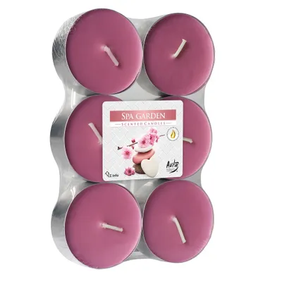 Zdjęcie produktu dla Bispol Podgrzewacze zapachowe maxi Spa Garden, 6 sztuk