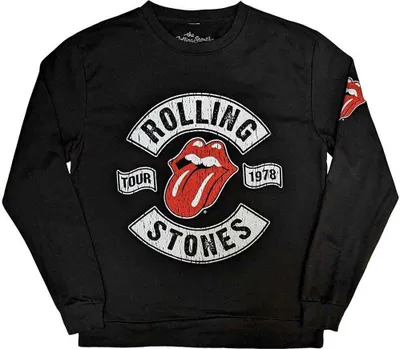 Produktbild von The Rolling Stones - mikina "US Tour 1978" pre mužov/dámy Uni RO9430 (XL) (Black)