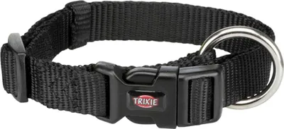 Obrázek produktu pro TRIXIE 20151, Pes, Standardní obojek, Černá, Nylon, Jednobarevný, S-M