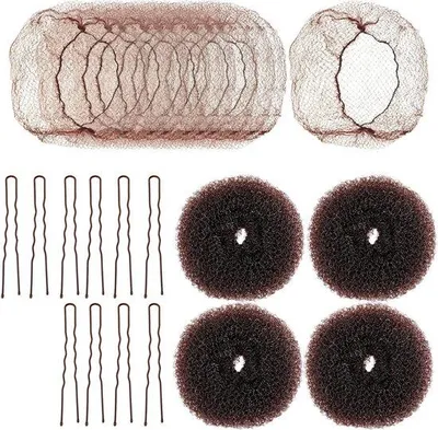 Image de Kit de 24 accessoires pour faire des nœuds dans les cheveux pour enfants