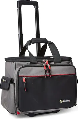 Produktbild von Famanu Werkzeugkoffer mit Rollen - Leer - Trolley - Praktische Werkzeugtasche