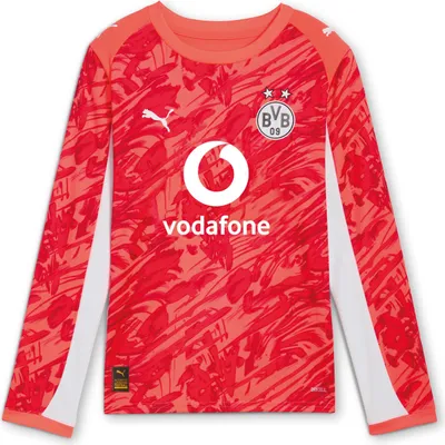 Produktbild von Puma BVB GK Jersey Replica LS JR wi GLOWING RED-SILVER MIST 128
