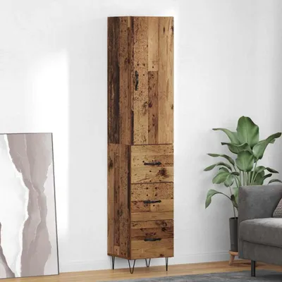 Obrázek produktu pro vidaXL Vysoká skříňka z recyklovaného dřeva 34,5 x 34 x 90 cm, dřevěný materiál