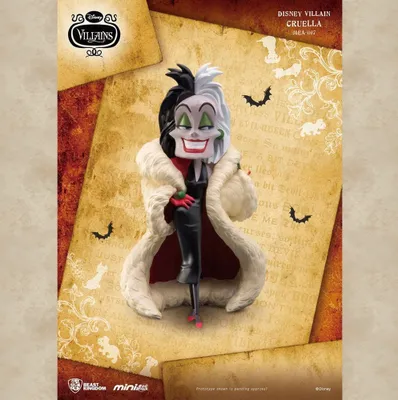 Produktbild von Beast Kingdom Toys Disney Villains Cruella Mini Egg Attack Figur 8 cm BKDMEA-007-55377