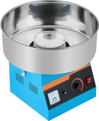 Obrázok produktu pre Komerčný stroj na výrobu cukrovej vaty Elektrický stroj na výrobu cukrovej vaty 1000 W Modrý