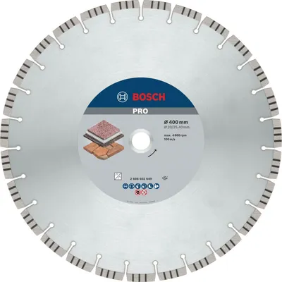 Zdjęcie produktu dla Tarcza diamentowa Bosch PRO, 400x20/25.