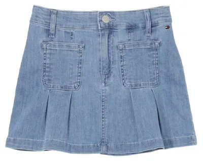 Productafbeelding van Tommy Hilfiger - Minirok voor meisjes, denim, model GT31319 (maat 164) (blauw)