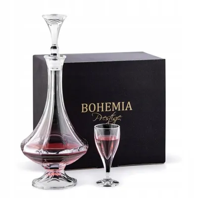 Produktbild von Likörgläser mit Dekanter Bohemia Queen 6+1