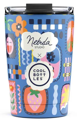 Produktbild von Cool Bottles - Thermoskanne, Edelstahl Thermoskanne, Kaffeebecher - 10 Stunden C