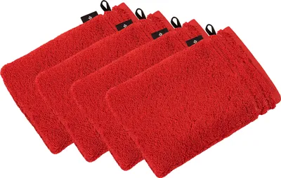 Produktbild von 4er Pack Waschhandschuh Calypso feeling von der Marke Vossen 22 x 16 cm