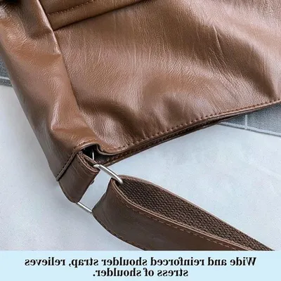 Damen Crossbody Tasche mit großer Kapazität, retro Hobo Schultertasche aus weichem PU-Leder für Reisen und den täglichen