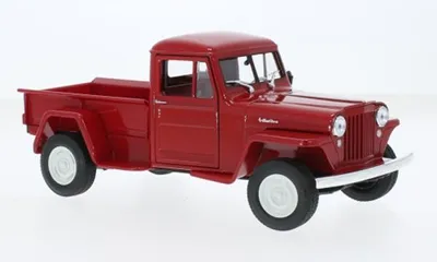 Produktbild von Welly 24116R Willys Jeep Pick Up 1947 rot 1:24