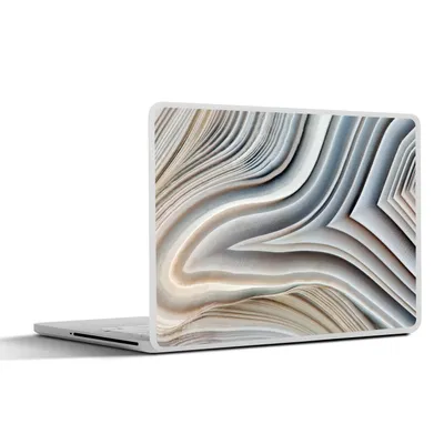 Produktbild von MuchoWow® Laptop Aufkleber Sticker Cover Marmoroptik - Stein - Linien - Luxus - Marmor 25x18 cm - Laptop-Deko