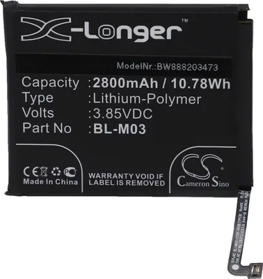 Produktbild von vhbw Akku kompatibel mit LG K22 LMK200EMW Handy Smartphone Telefon (2800 mAh, 3,85 V, Li-Polymer)