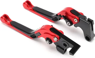 Obrázok produktu pre 2 ks motocyklové brzdové páky, nastaviteľné, CNC hliníková zliatina, náhradné diely pre Yamaha XJ6 Diversion 2009–2015, červené