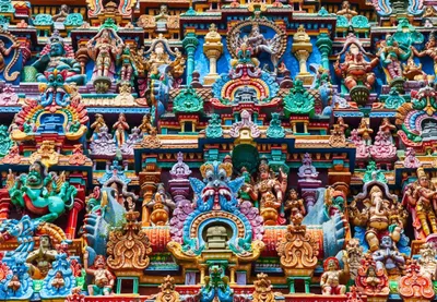Produktbild von Alipson Puzzle Hindu Tempel Indien 1000 Teile dekoratives Puzzle