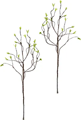 Korkenzieherzweig 90 cm, 2er-Set, Frühlingsdekoration