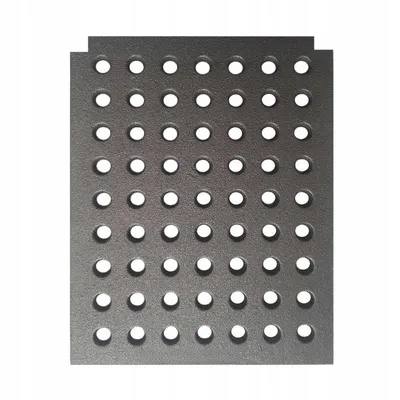 Image de Grille d’angle pour cheminée 29x29 cm – grille en fonte robuste pour cendres et feu, idéale pour cheminée et poêle | 290x290 mm.