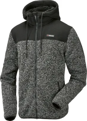 Produktbild von PARKSIDE® Herren Jacke Strickfleece Teddyfutter (Schwarz, XXL (60/62))