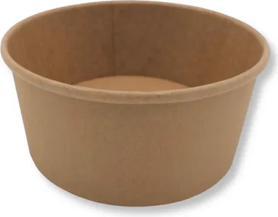 Produktbild von Papierschüssel 750ml Kraft Durchmesser 150 50Stück $