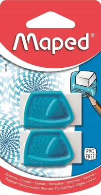 Produktbild von Maped Precission Radiergummis mit Hülle 2 Stück