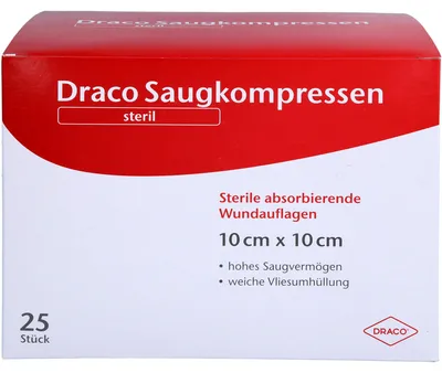Produktbild von Saugkompressen steril 10x10cm, 25 St KOM