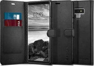 Produktbild von Spigen Wallet S Flip Wallet Tasche Schutz-Hülle Cover für Huawei P30 Pro schwarz