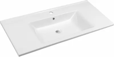 Produktbild von Aqualine ZUNO 100 Keramik-Waschtisch 100x45cm, weiß