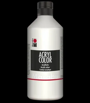 Produktbild von MARABU Acrylfarbe Color weiß 500ml