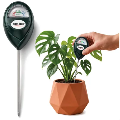 Productafbeelding van com-four® bodemvochtmeter voor planten – vochtmeetapparaat