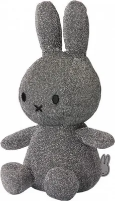 Produktbild von Miffy Sitzendes Glitzerndes Silber 23 cm