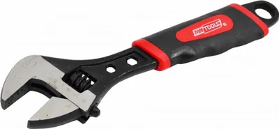 Obrázok produktu pre Nastaviteľný kľúč Awtools so švom - gumová rukoväť 200 mm