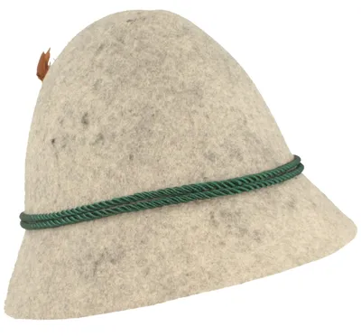 Kinder Trachtenhut mit Feder von Hut-Breiter in grau