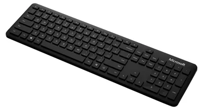 Productafbeelding van Microsoft Bluetooth, Volledige grootte (100%), Draadloos, Bluetooth, Membraantoetsen, AZERTY-indeling, Zwart