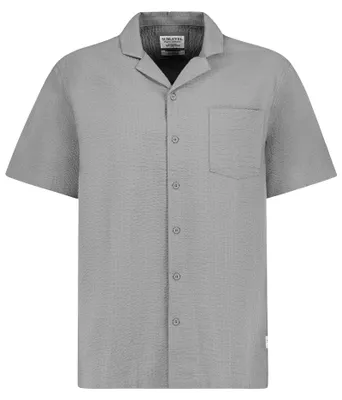 Produktbild von Sublevel Bequemes Kurzarmshirt Knopfleiste Einfarbig Casual Größe: XL