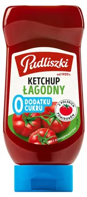 Obrázek produktu pro Pudliszki Ketchup bez dodatku cukru 440 g