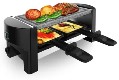 Produktbild von Cecotec Cheese&Grill 3200 Pocket AllStone, 2 Person(en), Edelstahl, 3 Zone(n), Schwarz, Rechteckig, 200 x 100 mm