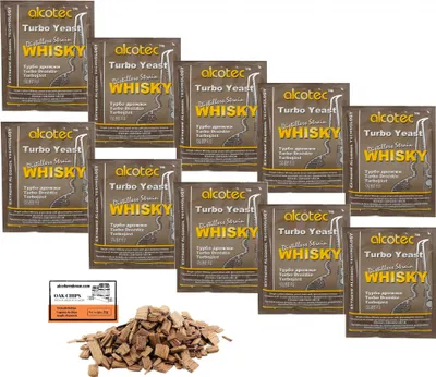 Produktbild von 10 x Alcotec Turbhefe - Whiskyhefe 73g, Alkohol Brennhefe, Gärhefe, Wodkahefe