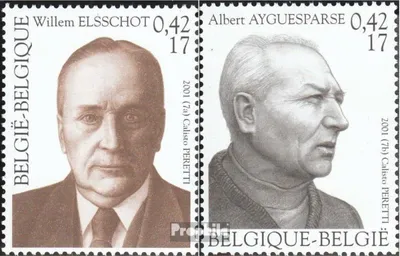 Produktbild von Briefmarken Belgien 2001 Mi 3040-3041 (kompl.Ausg.) postfrisch Musik