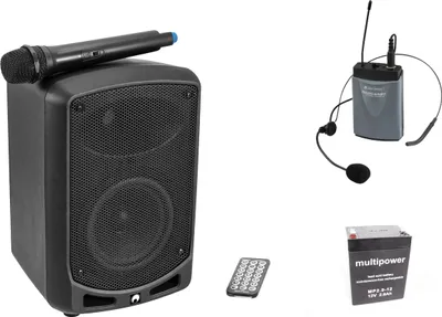 Produktbild von OMNITRONIC Set WAMS-65BT + Taschensender inkl. Headset + Akku