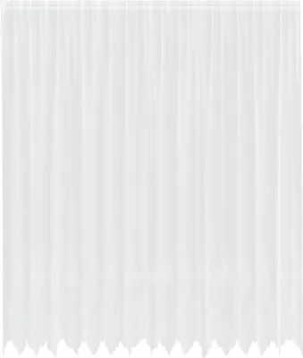 Produktbild von vidaXL Spitzenvorhang Weiß 280 x 400 cm Polyester