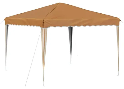 Image de Solidchoice - Tente de réception gonflable beige, dimensions : 288 x 288 x 245 cm