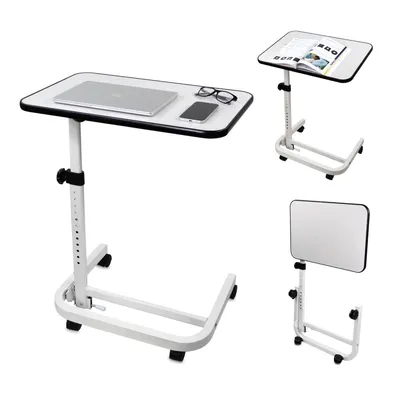 Produktbild von Beistelltisch Verstellbarer mit Rollen Klappbar Mobiclinic Patiententisch Laptoptisch Höhenverstellbar C-förmiger Sockel Cumbre