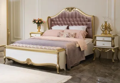 Produktbild von Chesterfield Bettrahmen Design Polster Luxus Bett Schlafzimmer Betten Möbel Rosa