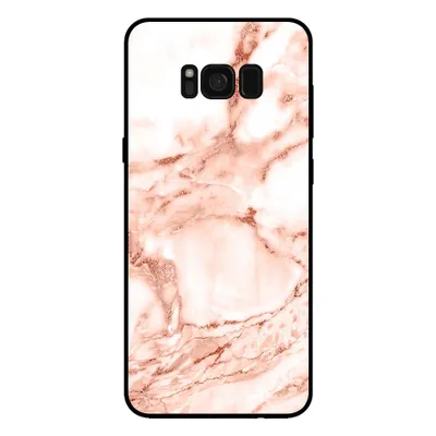Immagine prodotto di Smartphonica Custodia per Samsung Galaxy S8 Plus effetto marmo - cover posteriore in marmo - Bianco Oro Rosa