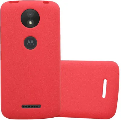 Zdjęcie produktu dla Etui ochronne Cadorabo do Motorola MOTO C PLUS w kolorze czerwonym etui na telefon komórkowy TPU Etui Cover Case